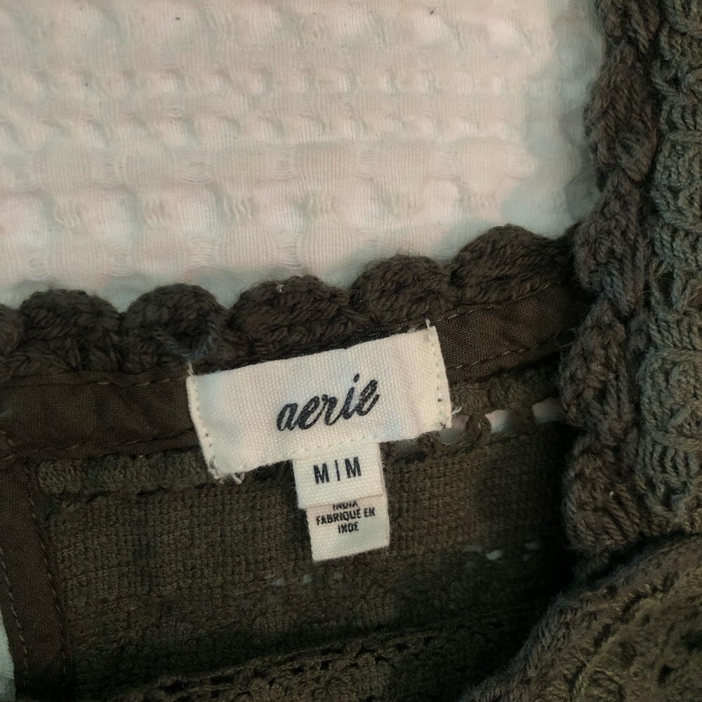 Aerie Crochet Halter Top